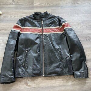 Wilson’s Men’s Soft Leather Riding Jacket Size L